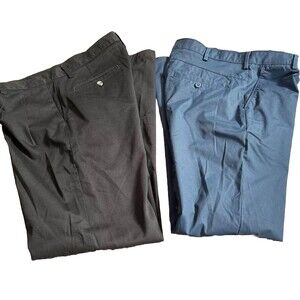 Izod Advantage Performance & Lee Pants Lot Of 2 Mens 32x32 Stretch Chinos EUC